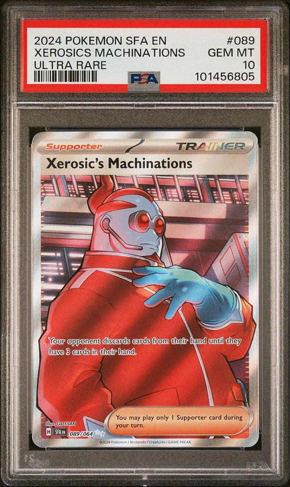 2024 Pokemon Sfa En-shrouded Fable 089 Xerosic's Machinations Ultra Rare PSA 10