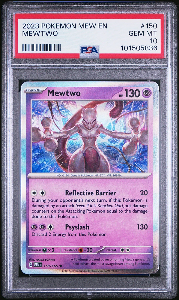 2023 Pokemon Mew En-151 150 Mewtwo PSA