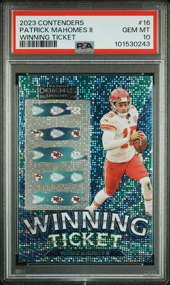 2023 Panini Contenders Winning Ticket 16 Patrick Mahomes Ii PSA 10