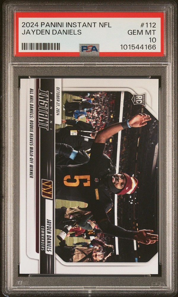 2024 Panini Instant Nfl Jayden Daniels PSA 10