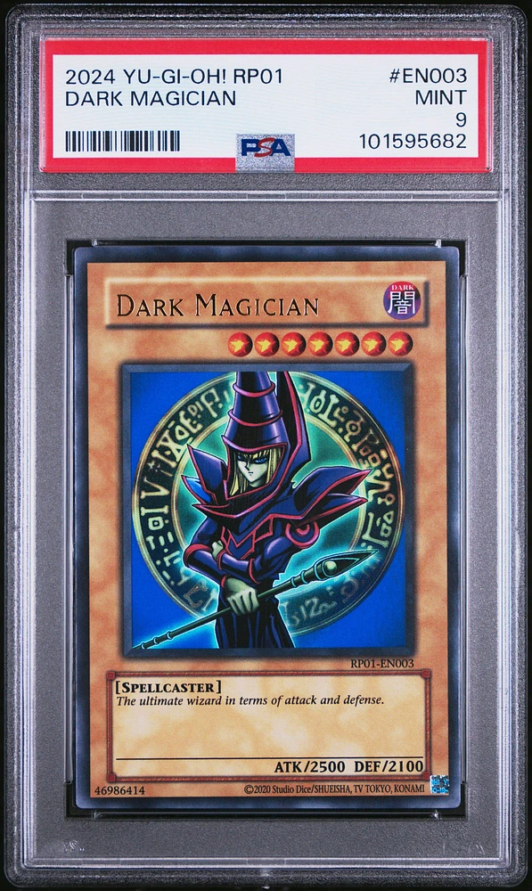 2024 Yu-gi-oh! Rp01-retro Pack En003 Dark Magician PSA 9