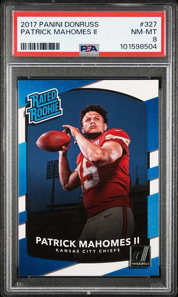 2017 Panini Donruss 327 Patrick Mahomes Ii PSA