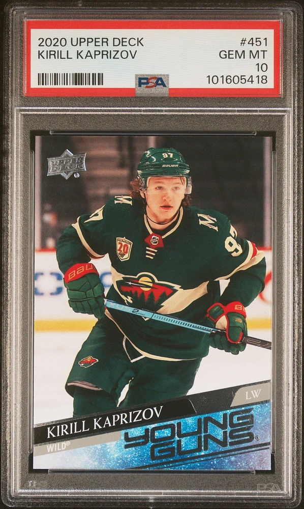 2020 Upper Deck 451 Kirill Kaprizov PSA