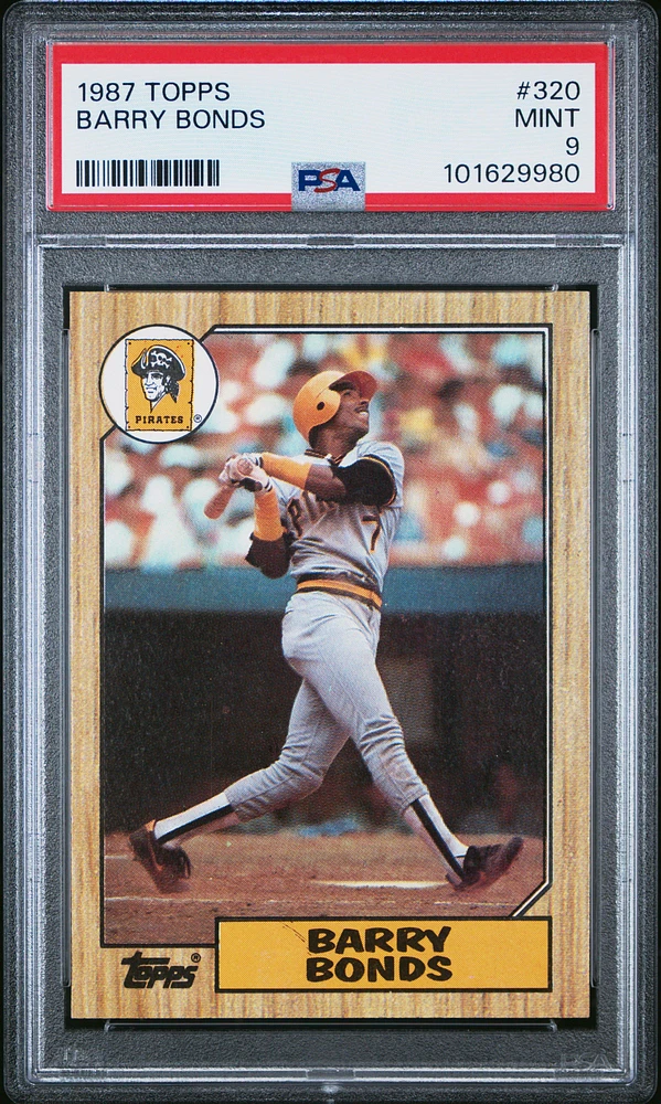 1987 Topps 320 Barry Bonds PSA