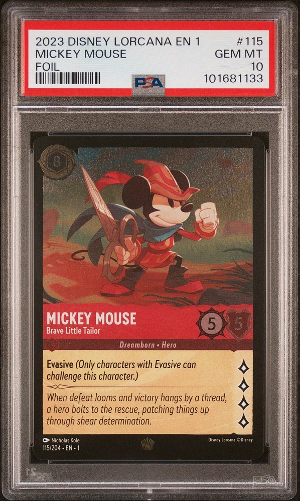 2023 Disney Lorcana En 1-the First Chapter Mickey Mouse