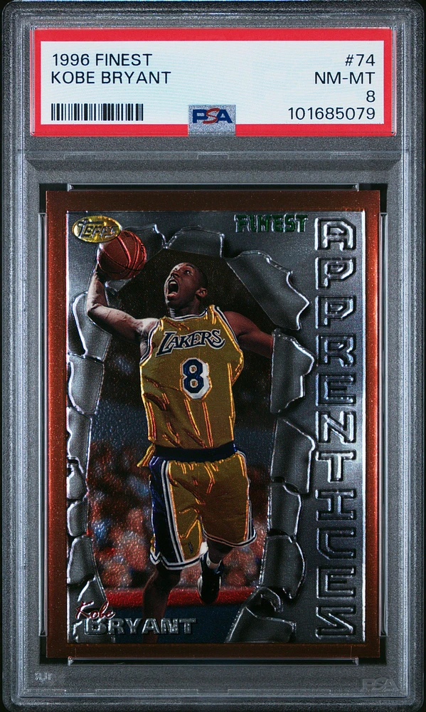1996 Finest 74 Kobe Bryant PSA