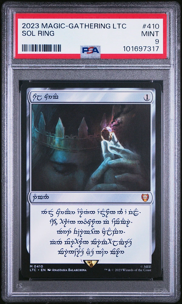 2023 Magic The Gathering Tales Of Middle-earth Commander Sol Ring PSA