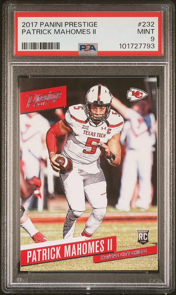 2017 Panini Prestige 232 Patrick Mahomes Ii PSA