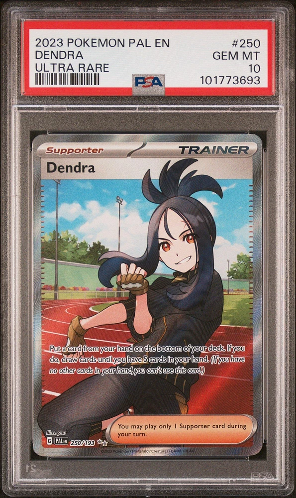 2023 Pokemon Pal En-paldea Evolved 250 Dendra Ultra Rare PSA