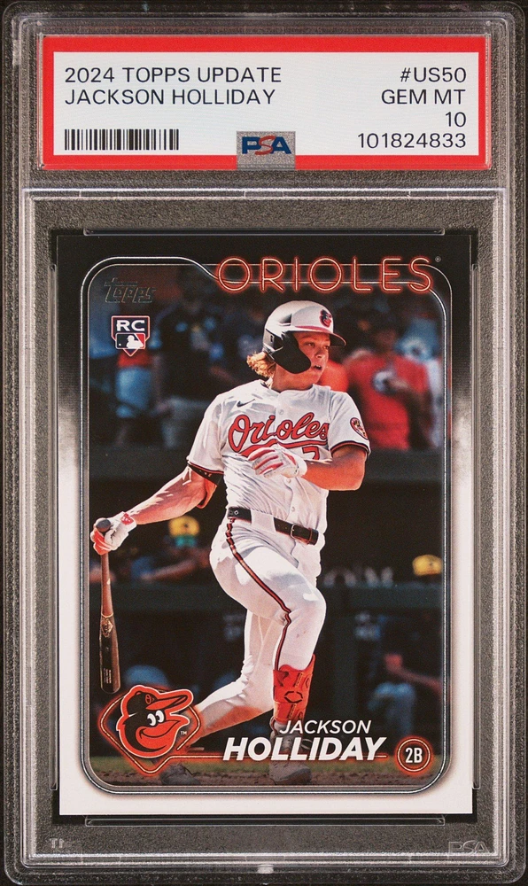 2024 Topps Update Us50 Jackson Holliday PSA 10