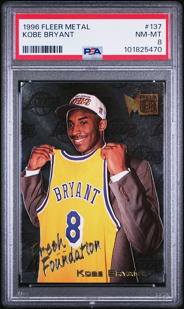 1996 Metal 137 Kobe Bryant PSA