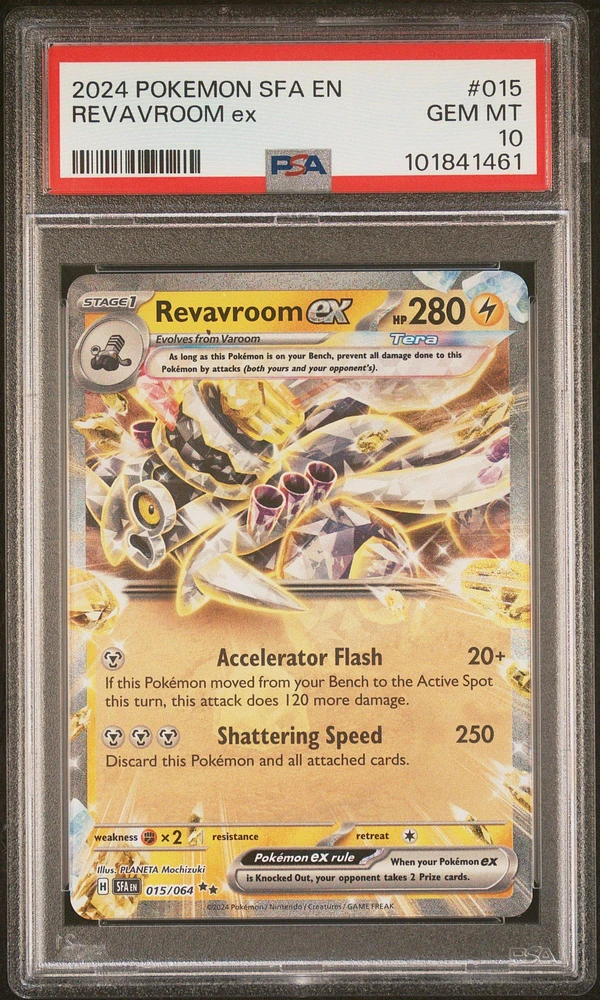 2024 Pokemon Sfa En-shrouded Fable 015 Revavroom Ex PSA 10