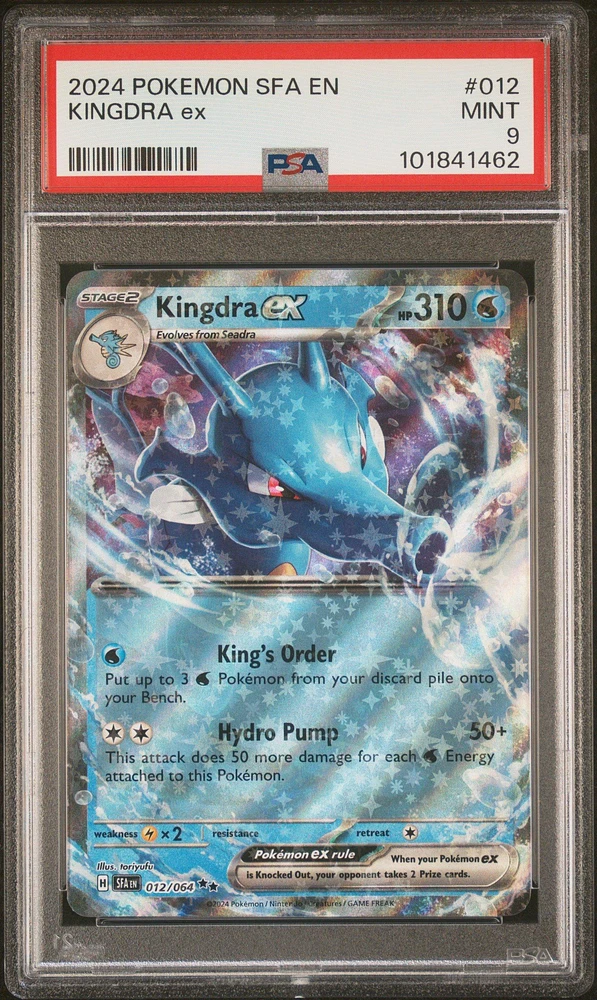 2024 Pokemon Sfa En-shrouded Fable 012 Kingdra Ex PSA