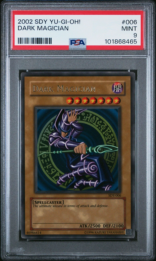 2002 Yu-gi-oh! Starter Deck: Yugi 006 Dark Magician PSA