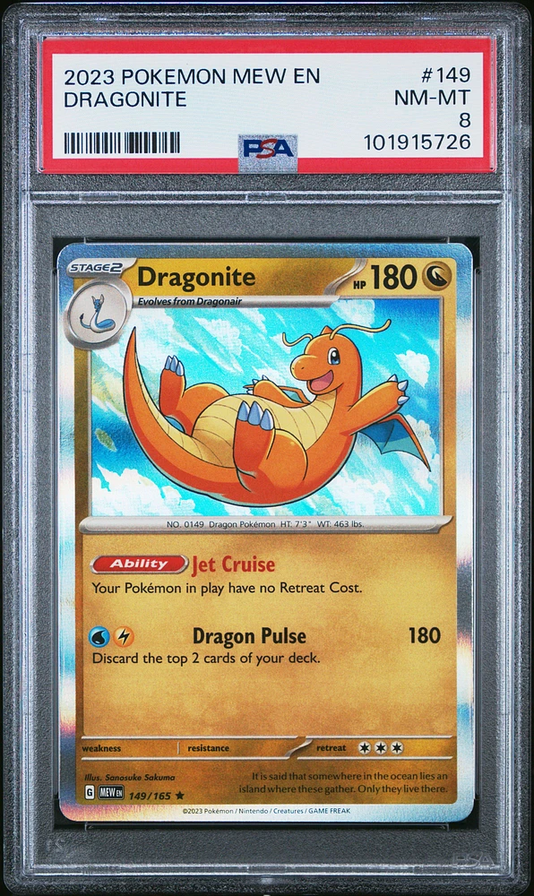 2023 Pokemon Mew En-151 149 Dragonite PSA