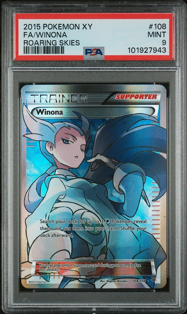 2015 Pokemon Xy Roaring Skies 108 Full Art/winona PSA