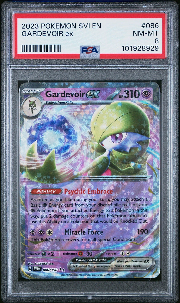 2023 Pokemon Svi En-scarlet & Violet Gardevoir Ex PSA