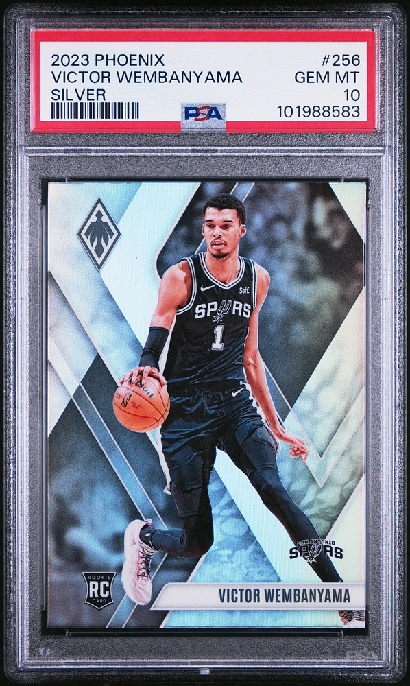 2023 Panini Phoenix 256 Victor Wembanyama Silver PSA 10