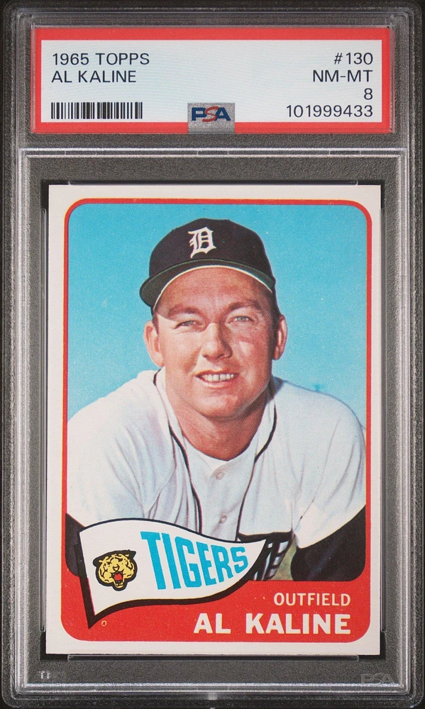 1965 Topps 130 Al Kaline PSA 8