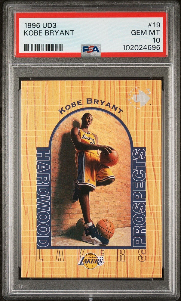 1996 Ud3 19 Kobe Bryant PSA