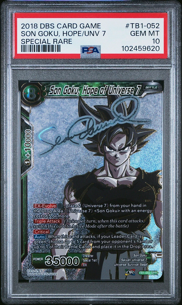 2018 Dragon Ball Super Card Game Themed Booster 1 Tournament Of Power Tb1-052 Son Goku
