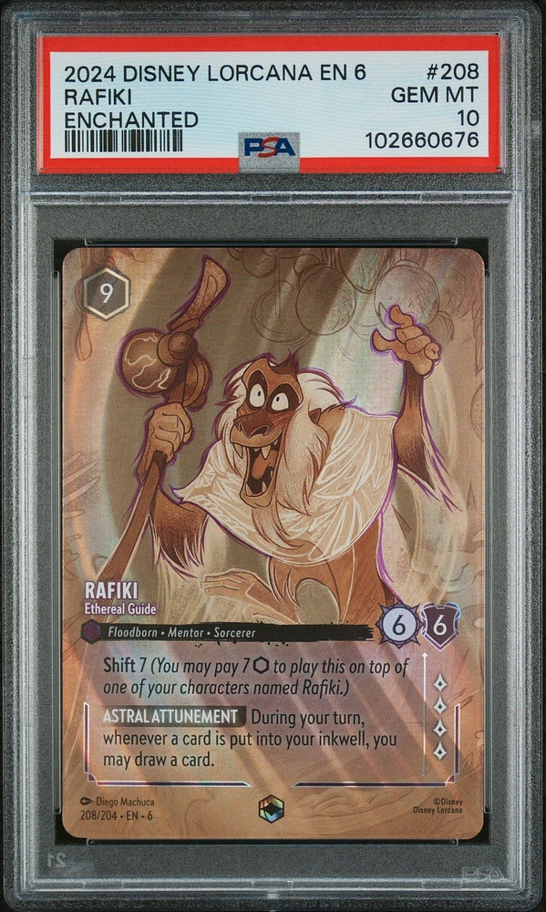 2024 Disney Lorcana En 6-azurite Sea 208 Rafiki
