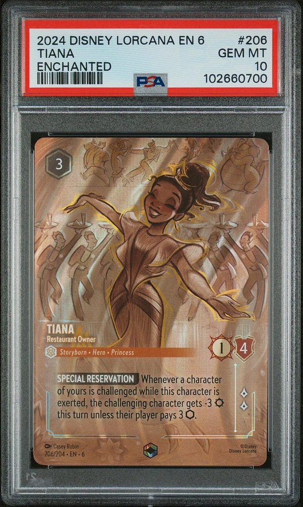 2024 Disney Lorcana En 6-azurite Sea 206 Tiana