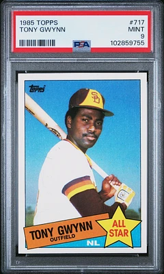1985 Topps 717 Tony Gwynn PSA 9