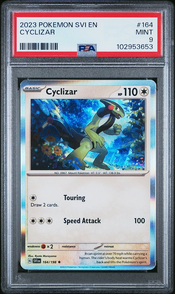 2023 Pokemon Svi En-scarlet & Violet 164 Cyclizar PSA 9