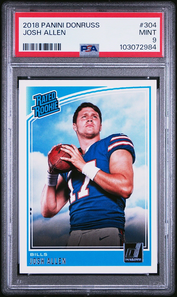 2018 Panini Donruss 304 Josh Allen PSA