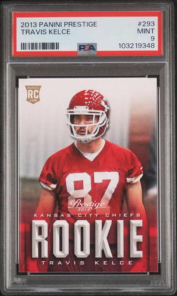 2013 Panini Prestige 293 Travis Kelce PSA