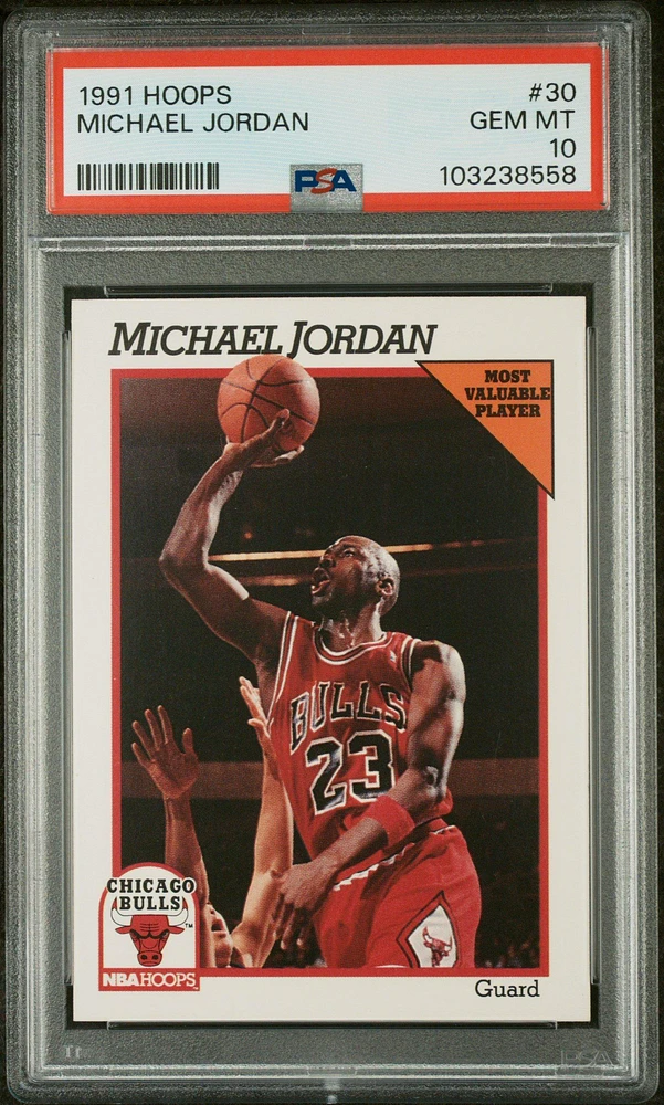 Hoops 30 Michael Jordan PSA