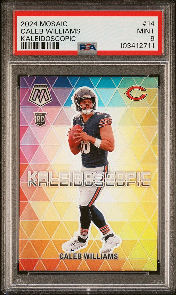 2024 Panini Mosaic Kaleidoscopic 14 Caleb Williams PSA