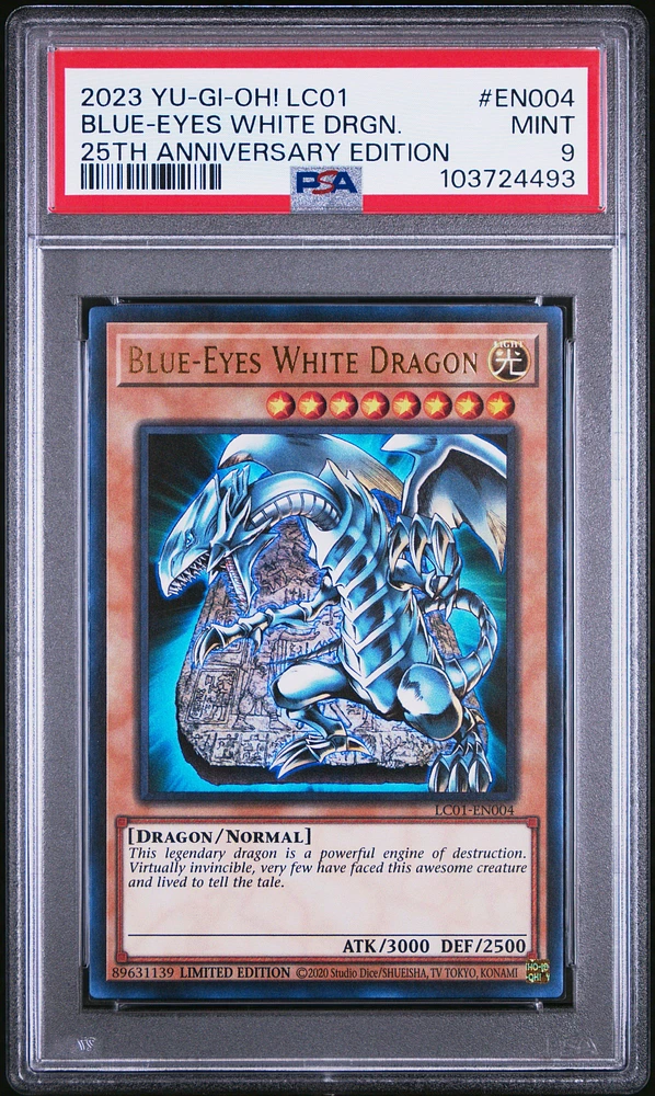 2023 Yu-gi-oh! Lc01-legendary Collection: 25th Anniversary Edition En004 Blue-eyes White Dragon PSA