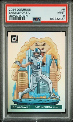 2024 Panini Donruss Downtown! 6 Sam Laporta PSA