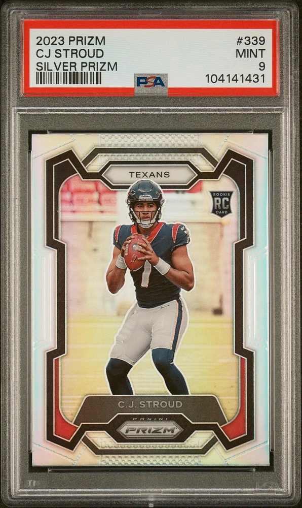2023 Panini Prizm 339 Cj Stroud Silver Prizm PSA