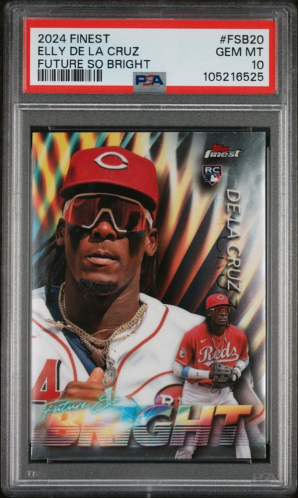 2024 Topps Finest Future So Bright Fsb20 Elly De La Cruz PSA 10