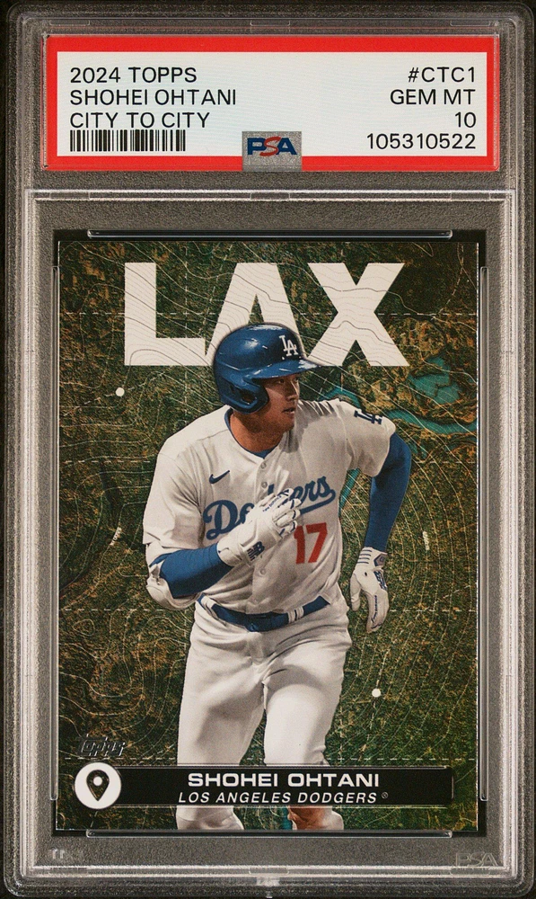 2024 Topps City To City Ctc1 Shohei Ohtani PSA 10