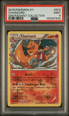 2016 Pokemon Xy Generations Radiant Collection Rc5 Charizard PSA