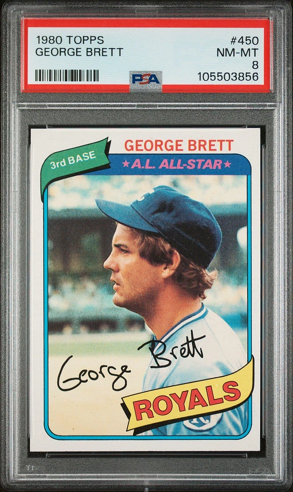 1980 Topps 450 George Brett PSA