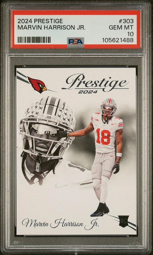 2024 Panini Prestige 303 Marvin Harrison Jr. PSA 10