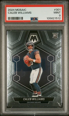 2024 Panini Mosaic 301 Caleb Williams PSA 9