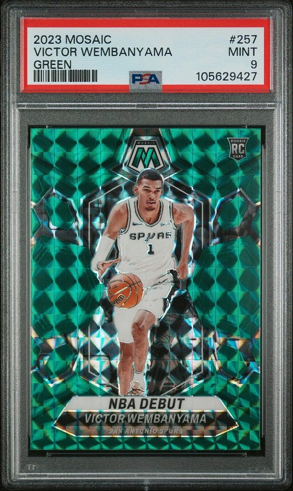2023 Panini Mosaic 257 Victor Wembanyama PSA