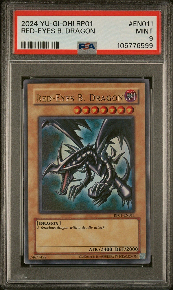 2024 Yu-gi-oh! Rp01-retro Pack En011 Red-eyes B. Dragon PSA 9