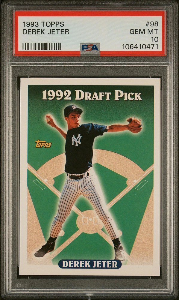 1993 Topps 98 Derek Jeter PSA