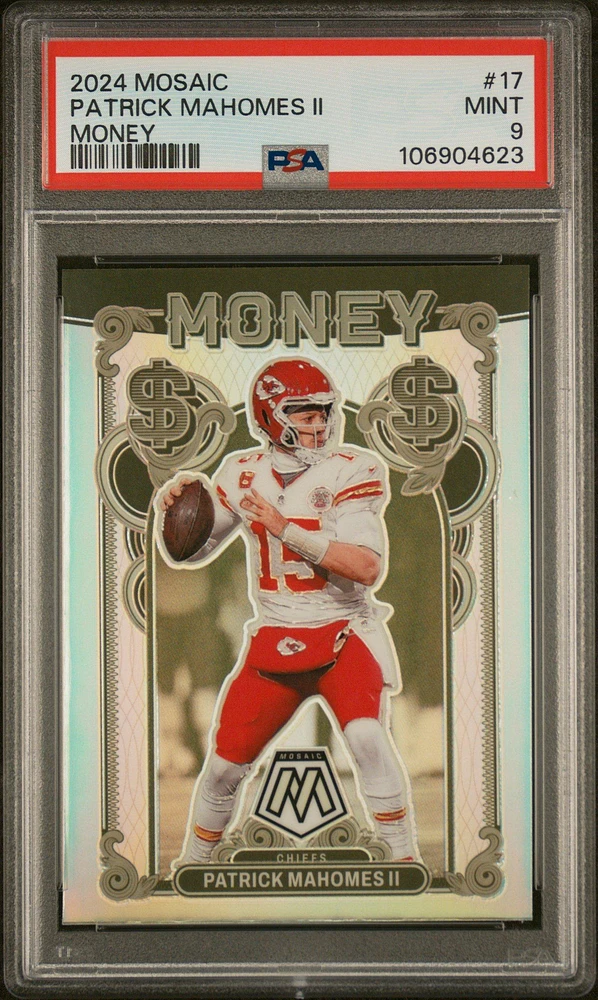 2024 Panini Mosaic Money 17 Patrick Mahomes Ii PSA 9