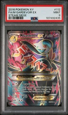 2016 Pokemon Xy Steam Siege 112 Full Art/m Gardevoir Ex PSA