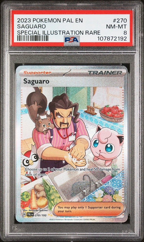 2023 Pokemon Pal En-paldea Evolved 270 Saguaro Special Illustration Rare PSA