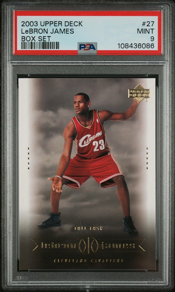 2003 Upper Deck Lebron James Box Set Lebron James PSA