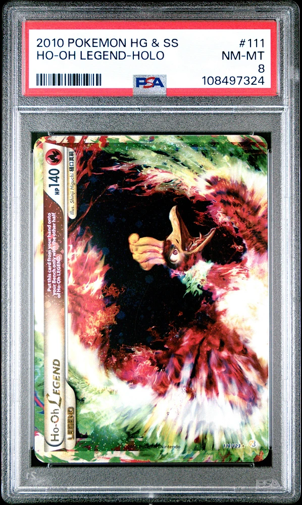 2010 Pokemon Heartgold & Soulsilver Ho-oh Legend-holo PSA